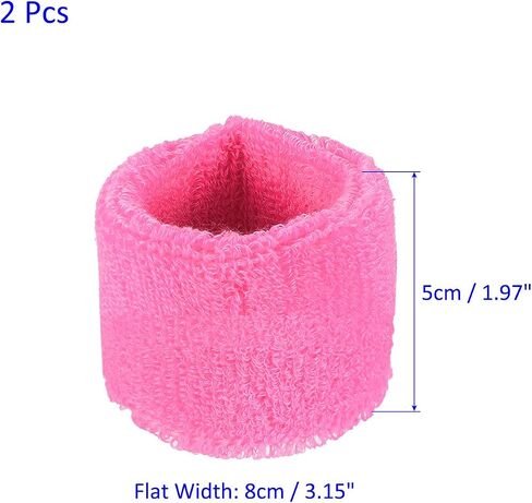 Wrist Brace - Elastic Air-Permeable Cotton Terry Cloth Sweatband Apply to Tennis/Basketball in Saudi Arabia