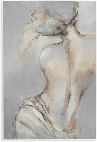 Stupell Industries Traditional Portrait Nude Woman Baroque Painting Wood Wall Art, Design By Liz Jardine in Saudi Arabia