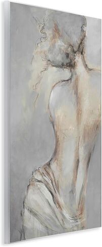 Stupell Industries Traditional Portrait Nude Woman Baroque Painting Wood Wall Art, Design By Liz Jardine in Saudi Arabia