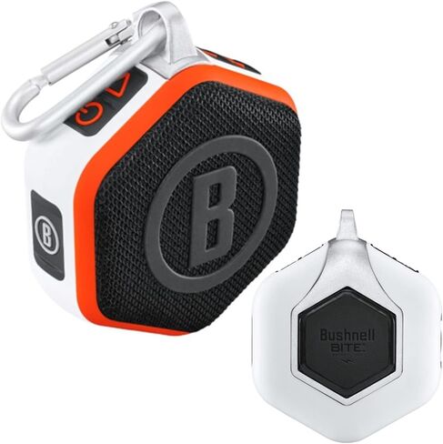 Bushnell Wingman Mini Black/Silver GPS Bluetooth Speaker with Wearable4U Ultimate Black Earbuds and Wall/Car Chargers Bundle in Kuwait