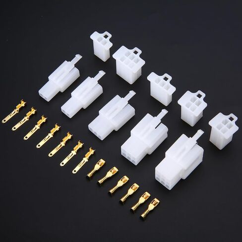 380PCS 2.8MM Male and Female 2/3/4/6 Pin Wire Crimp Terminal Connectors with Plug Housing in Saudi Arabia