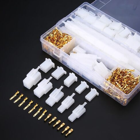 380PCS 2.8MM Male and Female 2/3/4/6 Pin Wire Crimp Terminal Connectors with Plug Housing in Saudi Arabia