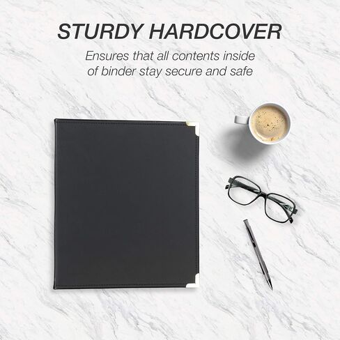 Samsill Classic Collection Executive Presentation 3 Ring Binder/Portfolio Binder، 1 بوصة، حلقة دائرية نحاسية (تحمل 200 ورقة)، عنابي in Saudi Arabia