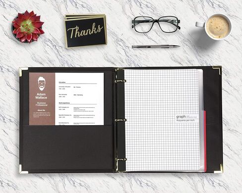 Samsill Classic Collection Executive Presentation 3 Ring Binder/Portfolio Binder، 1 بوصة، حلقة دائرية نحاسية (تحمل 200 ورقة)، عنابي in Saudi Arabia