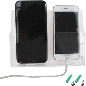 Acrylic Wall Mount Desk Organizer Storage Box for Cell Phones Holder in Home Office (1 Grid) in Kuwait