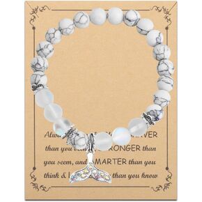 FUSTMW Mermaid Tail Bracelet Mermaid Lover Gift Beach Tail Jewelry Whale Dolphin Tail Charm Bracelet Ocean Mermaid Theme Gift
