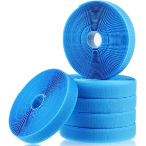 6 Rolls 150 Feet Carpet Marker Strips Nylon Carpet Strips for Teachers and Social Distancing (Vivid Color)