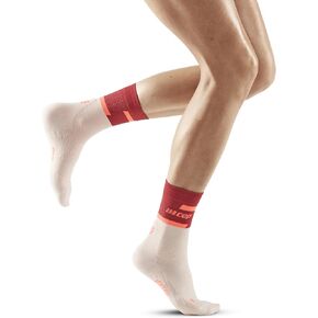 CEP Women’s Camocloud Crew Cut Athletic Performance Running Socks | Mid Cut Sock, Pink/Peacoat, Women, III in Kuwait
