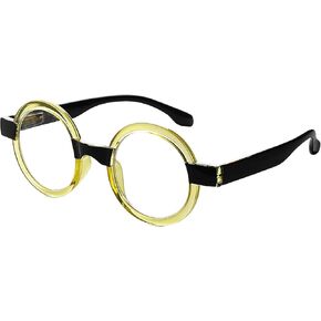نظارات قراءة دائرية من Eyekepper للنساء نظارات ريترو ريدر - أحمر +1.25