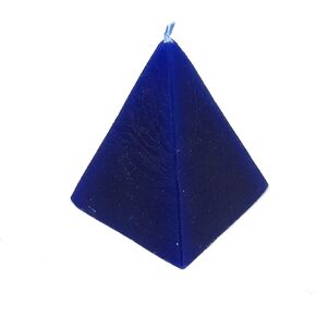 Vrinda Green 3 Inch Pyramid Ritual Candle - Love, Strengthen Bonds - Handmade Palm Wax Unscented Candles with Healing Energy - Spiritual Purity Protection