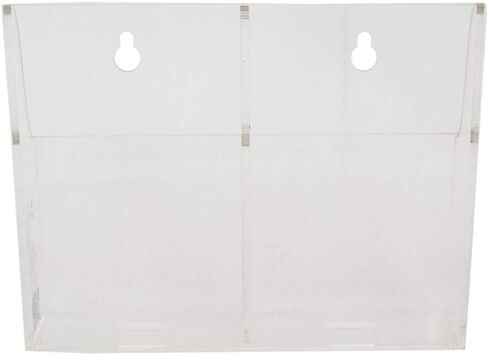 Acrylic Wall Mount Desk Organizer Storage Box for Cell Phones Holder in Home Office (1 Grid) in Kuwait