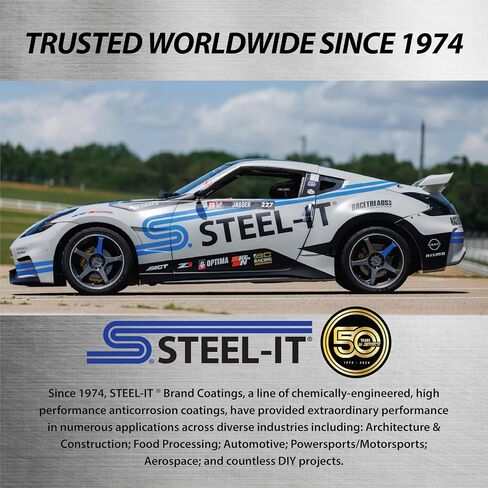 Steel-It 1012Q Polyurethane Topcoat, Weldable, Superior Anticorrosion Coating - Black (1 Quart) in Saudi Arabia