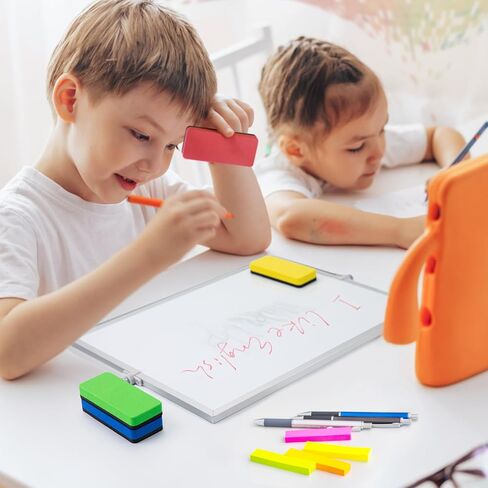 OWLKELA Magnetic Dry Erase Erasers, Assorted, White Board Erasers, 4 Pack, Dry Erase Board Erasers, Magnetic Whiteboard Eraser in Saudi Arabia