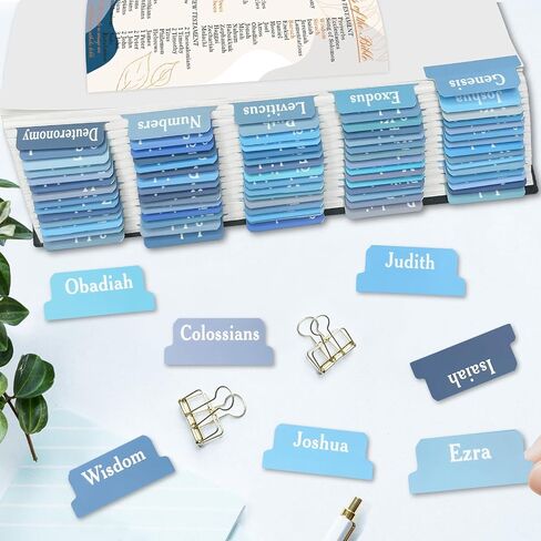Pink Bible Tabs for Men/Women/Kids, 100 Pcs Catholic Bible Tabs for Old and New Testament, Laminated & Easy to Read, for Journaling Study Bible Supplies in Kuwait