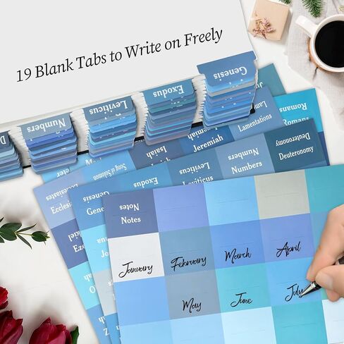 Pink Bible Tabs for Men/Women/Kids, 100 Pcs Catholic Bible Tabs for Old and New Testament, Laminated & Easy to Read, for Journaling Study Bible Supplies in Kuwait