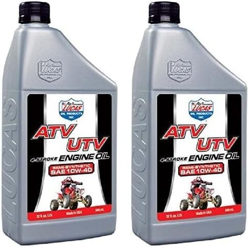 Lucas Oil 10720 Semi-Synthetic SAE 10W-40 ATV Engine Oil - 1 Quart in Saudi Arabia