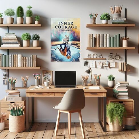 FLYAB Mindset هو كل شيء جدار الفن - 11.2x16.5 ''ملصقات تحفيزية للفصل الدراسي مكتب المدرسة جدار ديكور ورقة شعار ملهم إيجابي للطلاب في سن المراهقة مكان العمل in Kuwait