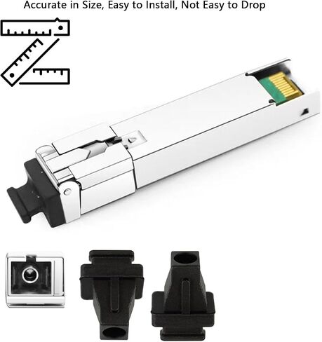 QSFP+ QSFP28 Dust Covers Anti-dust Caps Suitable for Duplex LC QSFP+ QSFP28 Optical Module Silicone 20pcs/Pack in Saudi Arabia