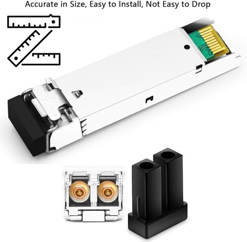 QSFP+ QSFP28 Dust Covers Anti-dust Caps Suitable for Duplex LC QSFP+ QSFP28 Optical Module Silicone 20pcs/Pack in Saudi Arabia