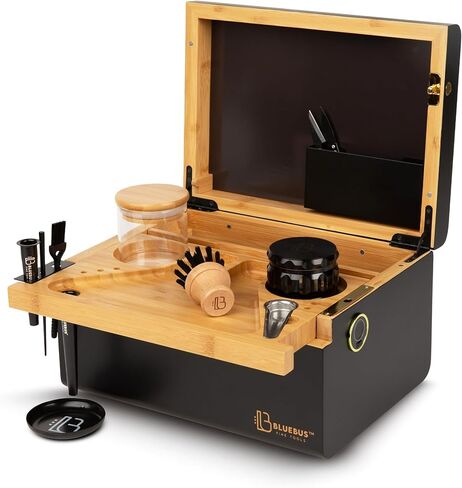 صندوق تخزين Blue Bus Discovery 2.0 قابل للقفل مع قفل بصمة الإصبع (طبيعي) in Kuwait