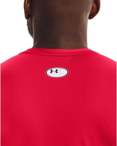 Under Armour Men's Armour HeatGear Compression Sleeveless T-Shirt, (301) Forest Green / / White, Medium in Saudi Arabia
