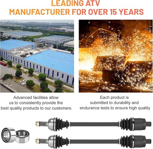 Rear CV Axle Shaft for Polaris RZR 4 S 900 1000 EPS 2015 2016 2017 2018 2019 2020 2021 2022, General 1000 EPS 2016-2018 1333081, 1333947-2 Pcs Left/Right ATV Axles in Kuwait