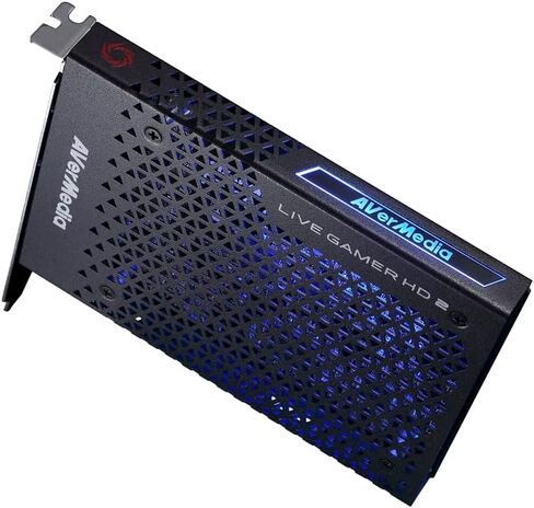 AVerMedia Live Gamer HD 2 - بطاقة التقاط الألعاب الداخلية PCIe، HDMI و3.5 مم، مرور، زمن وصول منخفض للغاية، تقنية البث غير المضغوطة 1080p60 لأجهزة PS4 وXbox وSwitch Live Gamer - (GC570) in Saudi Arabia
