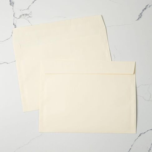 LUXPaper 9 x 12 Booklet Envelopes | Bright White | 28lb. Text | 250 Qty in Saudi Arabia