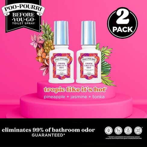 Poo-Pourri Before You Go Toilet Spray Heavy Doody 2 Ounce, 2 Pack4 in Saudi Arabia