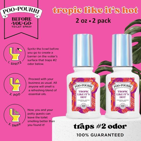 Poo-Pourri Before You Go Toilet Spray Heavy Doody 2 Ounce, 2 Pack4 in Saudi Arabia