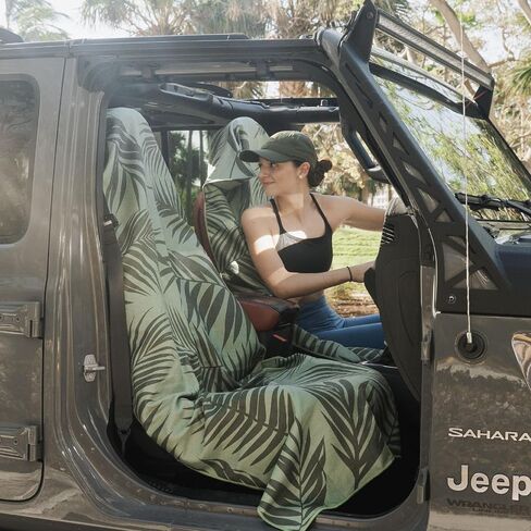 Sprints Athletic Running Towel, Full-Sized, Car Seat Cover - Performance Microfiber… (Boris's Aurora Light Show) in Saudi Arabia