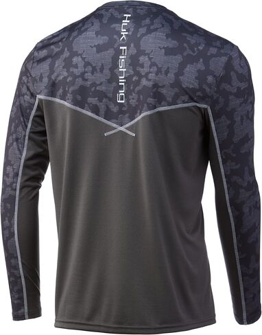 HUK mens Icon X Camo Long Sleeve Shirt |Performance Fishing Shirt Shirt in Saudi Arabia