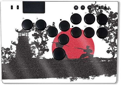 MightySkins Glossy Glitter Skin Compatible with Razer Kitsune - Mono Camo | Protective, Durable High-Gloss Glitter Finish | Easy to Apply, Remove, and Change Styles | Made in The USA in Saudi Arabia