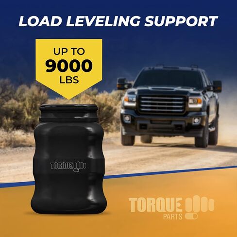 نظام تعزيز التعليق الخلفي TORQUE يحل محل توقف الصدمات لـ 1999-2010 شيفروليه تشيفي سيلفرادو 1500 HD 2500 وجي إم سي سييرا 1500 HD 2500 1500HD (يستبدل Timbren GMRCK25S) (TR3024) in Kuwait