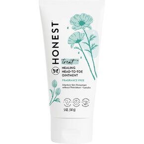 The Honest Company Organic All Purpose Balm | Gentle for Baby | Soothes + Moisturizes | Plant-Based + Hypoallergenic | 3.4 oz
