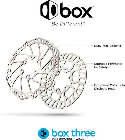 Box Components | Box Three BMX Specific 140mm 6-Bolt Disc Stainless Steel Brake Rotor | Bicycle Parts, Bicycle Brakes, Disc Brake Rotor, Bike Brakes, BMX Bike Parts, BMX Brake Kit in Saudi Arabia
