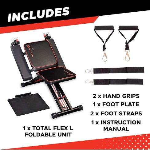 L with Performance Pack Folding Weight Bench & Exercise Bench Press Rack - Fitness Benches, Gym Bench for Home, Workout Bench - Multi Gym Strength Training Equipment, Portable Gym Equipment in Kuwait