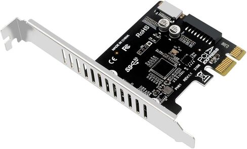 محول بطاقة توسيع Chenyang PCI-E X4 إلى USB 3.2 Type-E بمقبس اللوحة الأمامية PCI Express Gen2 بسرعة 20 جيجابت في الثانية in Kuwait