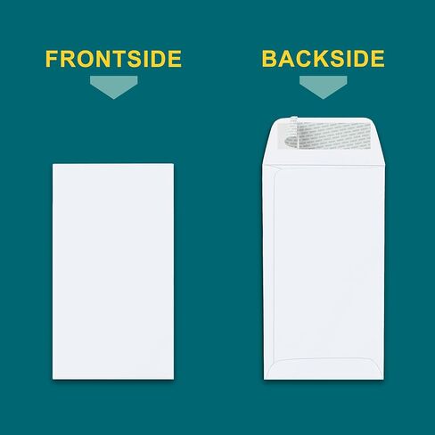 #1 Coin Envelopes - 500 Count with Gummed Seal - Small Envelopes 2.25x3.5 inch - White Money Envelopes for Coins, Seeds, Jewerly, Small Parts - Coin Collectioning Envelopes - 28lb Paper Seed Envelopes in Saudi Arabia