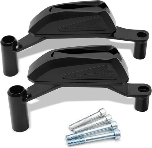 Motorcycles Fall Protection Frame Crash Pads Engine Case Sliders Protector Compatible with Z900 Z 900 2016-2021 (Black) in Saudi Arabia