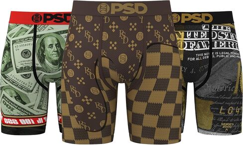PSD Men's Trojan Nirvana Hp Boxer Briefs, Multi, L in Saudi Arabia