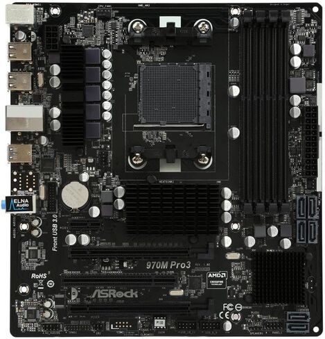 اللوحات الأم ASRock Micro ATX DDR3 1066 FM2A68M-DG3+ in Saudi Arabia