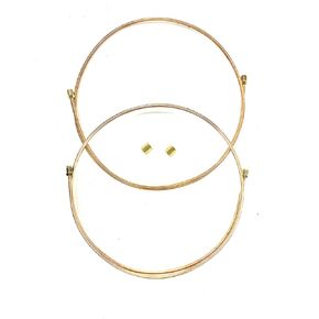 The Stop Shop 1/4 Inch Copper Nickel Brake Lines 8 Inches Long with Inverted Double Flares and Standard 1/4" Tube Nuts (7/16-24) Pack of 3 in Saudi Arabia