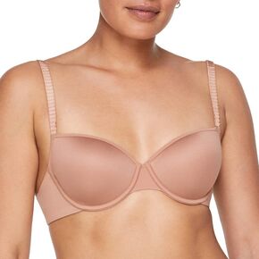 ThirdLove Classic T-Shirt Bra That Molds to Your Shape with No-Show Lines, Comfortable Underwire Support, Bras for Women Mocha