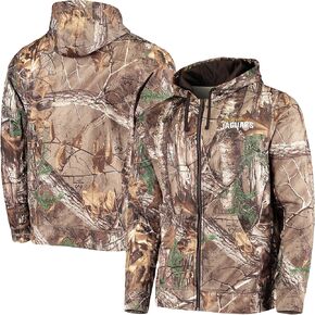 Dunbrooke Men's Realtree Camo NFL Trophy Tech Fleece Full-Zip Hoodie