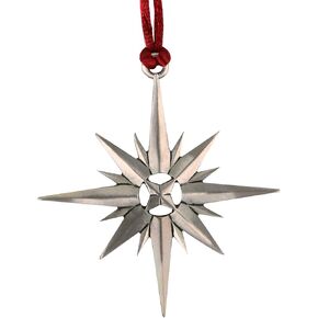 TZSSP Pewter Decorative Hanging Ornaments Holiday 2024 Christmas Ornament,Snowflake