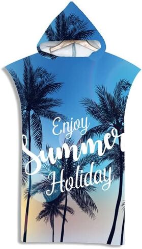 Quick Dry Surf Poncho Changing Towel Robe Hoodie for Adults Men Women,Microfiber Swimming Beach Surfing Diving Home Hot Springs Bathing Parka in Saudi Arabia