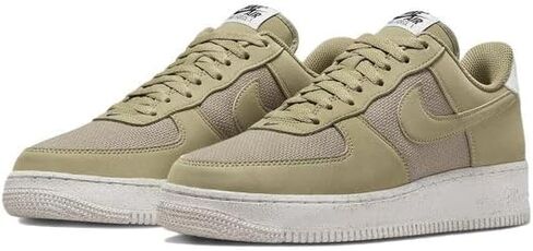 Nike Air Force 1 Mens Oil Green/Safety Orange-White Size 10.5 in Saudi Arabia
