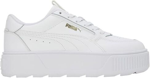 PUMA Women's Karmen Rebelle Lace Up Platform Sneaker Blk/Gold 8.5 Medium US in Saudi Arabia