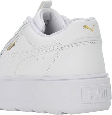 PUMA Women's Karmen Rebelle Lace Up Platform Sneaker Blk/Gold 8.5 Medium US in Saudi Arabia